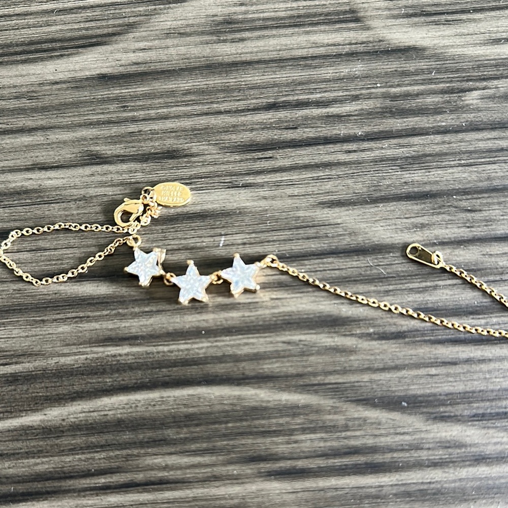 Gold Star anklet